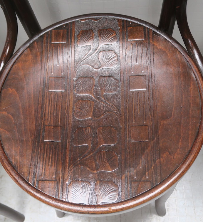 Photo of C169 Clover Pattern Bentwood chairs